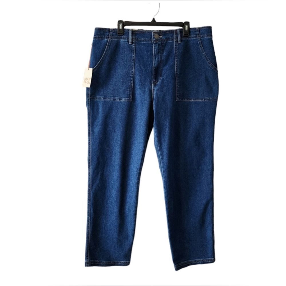 Knox rose high rise straight leg jeans 39/xxl NWT - Picture 3 of 16